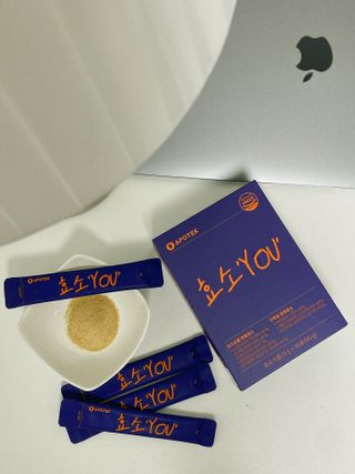 [푸름웰니스] 아포텍 효소 YOU 1개월3g 30포 — 5점을 준 리뷰어가 2021년 10월 올린 사용 사진