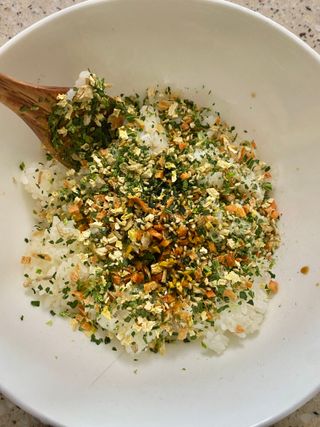 해풀잎 누구나 김밥*1ea [(혼합야채 35g *1ea,  김밥김 (5g, 5ea),  양념간장 (6g, 5ea), 참기름(5g, 2ea)] — 5점을 준 리뷰어가 2022년 7월 올린 사용 사진