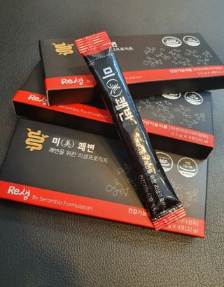 새롬바이오 리생 [미쾌변] 차전자피 식이섬유 건강기능식품 3팩 — 5점을 준 리뷰어가 2021년 7월 올린 사용 사진