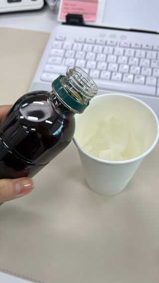 무라벨 바리스타룰스 디카페인 아메리카노 — 5점을 준 리뷰어가 2024년 4월 올린 사용 사진