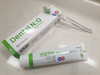 프리마인 유해균 뿐만 아니라 유익균까지 씻어내는 치약은 그만, 건강한 구강환경을 만드는 덴탈엔오 — 5점을 준 리뷰어가 2022년 4월 올린 사용 사진