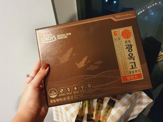 [광동제약] 광옥고 홍삼 본 밸런스 1박스 30포 — 5점을 준 리뷰어가 2021년 9월 올린 사용 사진