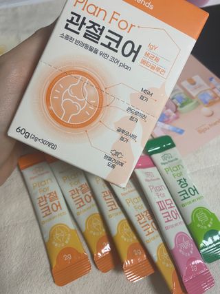 비쥬프렌즈 플랜 포 관절코어 — 4.5점을 준 리뷰어가 2022년 8월 올린 사용 사진