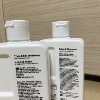 트리플에스 탈모 샴푸 275ml + 실크 트리트먼트 275ml — 5점을 준 리뷰어가 2021년 4월 올린 사용 사진