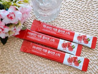 이너미인 석류 콜라겐 스틱 — 5점을 준 리뷰어가 2021년 1월 올린 사용 사진