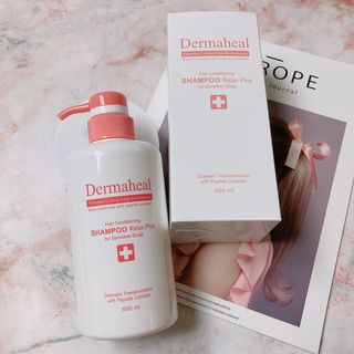 더마힐 헤어 컨디셔닝 샴푸 릴렉스 500ml — 5점을 준 리뷰어가 2021년 3월 올린 사용 사진