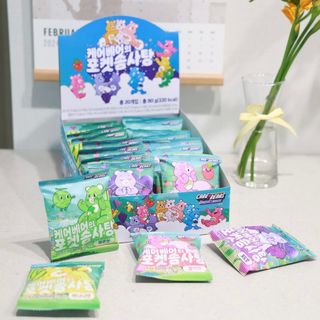 스낵스 포켓솜사탕 4가지맛 🍓딸기🍈멜론🍌바나나🍇포도 (총 20봉) — 5점을 준 리뷰어가 2024년 2월 올린 사용 사진