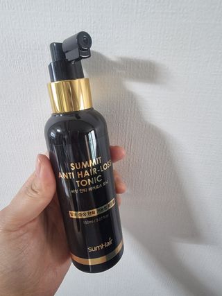 썸헤어 / SUMHAIR 썸헤어 써밋 안티 헤어로스 토닉 — 5점을 준 리뷰어가 2021년 5월 올린 사용 사진