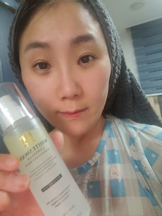 오투에니원 화이트스완 센텔라 루미너스 미스트 세럼 100ml — 5점을 준 리뷰어가 2023년 3월 올린 사용 사진