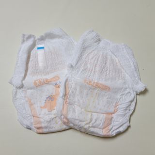 오브맘 밤 프리미엄 아기 기저귀 팬티형 밴드형 — 5점을 준 리뷰어가 2021년 2월 올린 사용 사진