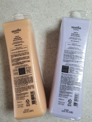 [과일나라] 바세린 모이스처 바디로션 1000ml 2종 — 5점을 준 리뷰어가 2021년 10월 올린 사용 사진