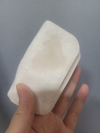 디어엘로디 오가닉 무표백 건티슈 — 4점을 준 리뷰어가 2022년 9월 올린 사용 사진