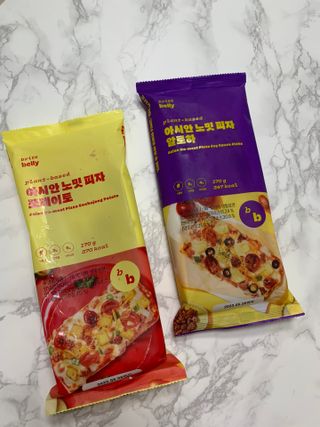브라잇벨리 비건피자 [노밋피자알로하 & 노밋피자포테이토] 2가지맛 — 5점을 준 리뷰어가 2022년 7월 올린 사용 사진