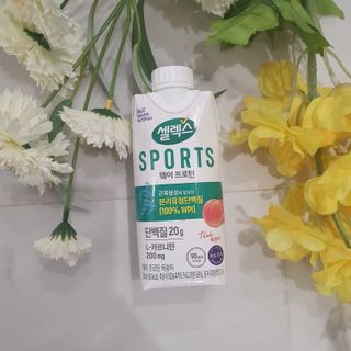 셀렉스스포츠 셀렉스 스포츠 웨이 프로틴 복숭아_ 330ml x 12팩 — 5점을 준 리뷰어가 2021년 7월 올린 사용 사진