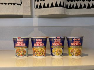 NISSIN 닛신 컵누들  4종 - 씨푸드오리지날, 씨푸드 스파이시, 씨푸드 커리, 씨푸드 XO소스 — 5점을 준 리뷰어가 2021년 12월 올린 사용 사진