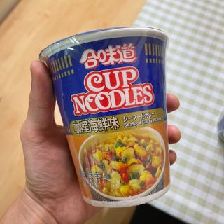 NISSIN 닛신 컵누들  4종 - 씨푸드오리지날, 씨푸드 스파이시, 씨푸드 커리, 씨푸드 XO소스 — 5점을 준 리뷰어가 2022년 3월 올린 사용 사진