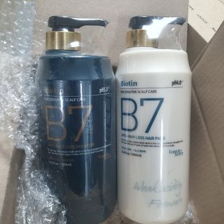 [포레스트스토리] B7 안티 헤어로스 샴푸1,000ml + 헤어팩 1,000ml — 5점을 준 리뷰어가 2021년 3월 올린 사용 사진