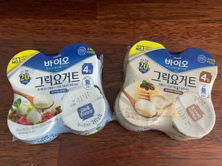 매일바이오 그릭요거트 오리지널 플레인 4개, 로스터리 커피믹스 4개 — 5점을 준 리뷰어가 2021년 12월 올린 사용 사진