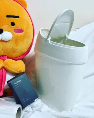 창신리빙 프랑코 바스 휴지통 7L — 5점을 준 리뷰어가 2022년 2월 올린 사용 사진