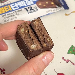 이지프로틴바 3종x각 2ea (고단백질바, 멀티단백질바, 식물성단백질바) — 4점을 준 리뷰어가 2024년 3월 올린 사용 사진