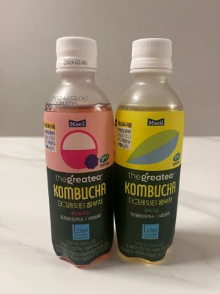 더그레잇티 콤부차 [매일유업] 더그레잇티 44kcal 콤부차 300ml *12개입 (오리지널 6개+베리리치 6개) — 5점을 준 리뷰어가 2023년 8월 올린 사용 사진