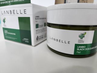 랑벨 랑바이오 블랙 시카 퀵 패드 100매 (3초 쿨링/3분 흡수, 블랙비 프로폴리스/시카 4종 함유, 대용량) — 5점을 준 리뷰어가 2022년 7월 올린 사용 사진