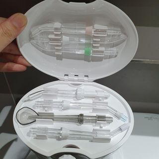 주식회사 클린디 [클린디] 양치 후 남은 이물질, 물치실로 완벽 제거 🦷 구강세정기 세트 [맞춤 칫솔 + 치약 포함] — 4점을 준 리뷰어가 2022년 1월 올린 사용 사진