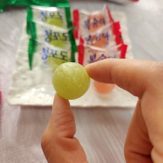 청포도캔디 복숭아캔디 — 5점을 준 리뷰어가 2022년 11월 올린 사용 사진