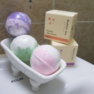 버블데이 배쓰밤 거품입욕제 버블바 6종 — 5점을 준 리뷰어가 2021년 10월 올린 사용 사진