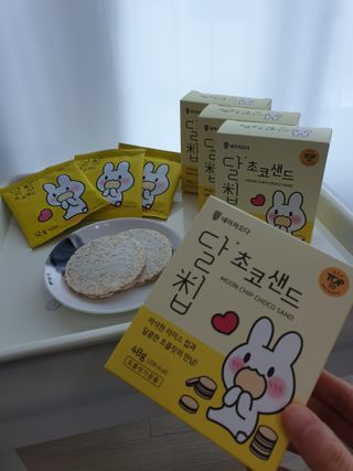 네이처오다 달칩 초코샌드 — 5점을 준 리뷰어가 2021년 1월 올린 사용 사진