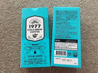 여우두마리 1977 콜드브루 스틱 더치커피 루후 커피팩토리 — 5점을 준 리뷰어가 2021년 2월 올린 사용 사진