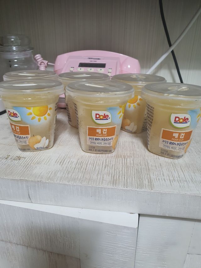 Dole 사과컵/배컵 198g 6입 X 1박스 리뷰 사진