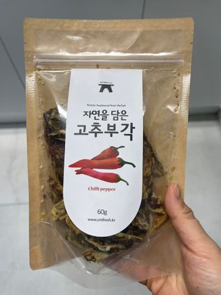 자연을담은모듬부각 — 5점을 준 리뷰어가 2022년 1월 올린 사용 사진