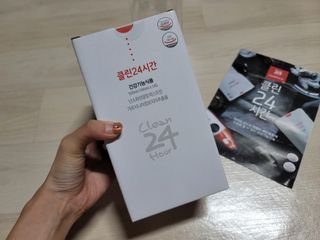 클린24시간 1BOX(5포) + 전용보틀(500ml) — 5점을 준 리뷰어가 2023년 8월 올린 사용 사진