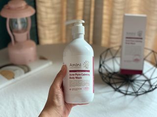 아미니 아크네 퓨어카밍 바디워시 500ml — 5점을 준 리뷰어가 2021년 7월 올린 사용 사진