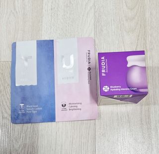 [후르디아] 72시간 블루베리 속살 수분크림 — 5점을 준 리뷰어가 2021년 5월 올린 사용 사진