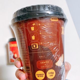 유비쿡 컵떡볶이 매운컵떡볶이2개/ 짜장컵떡볶이 2개  총 4개세트 — 5점을 준 리뷰어가 2021년 2월 올린 사용 사진