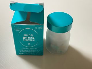체인미 엘라스틴 콜라겐으로 이뻐진데이 500mg x 30정 — 1.5점을 준 리뷰어가 2021년 12월 올린 사용 사진