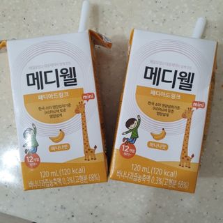 메디웰 페디아드링크 미니 바나나맛 — 5점을 준 리뷰어가 2022년 5월 올린 사용 사진