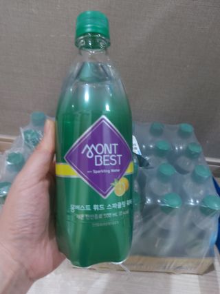 몽베스트 Montbest with Sparkling water Lemon OR Lime 20병(랜덤) — 4점을 준 리뷰어가 2022년 7월 올린 사용 사진