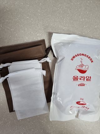 올라잍 천연화공석 — 5점을 준 리뷰어가 2022년 6월 올린 사용 사진