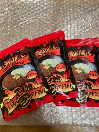불타 지옥불카레 불지옥맛 180g x 3봉 — 5점을 준 리뷰어가 2021년 6월 올린 사용 사진