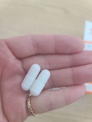 프리마인 성큼다가온 봄, 이너뷰티를 챙겨야 피부도 화사하게, 컨디션도 활기차게. 흡수율을 높인 고효율 비타민. — 5점을 준 리뷰어가 2022년 3월 올린 사용 사진