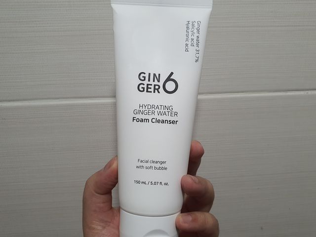 GINGER6 하이드레이팅 진저 워터 폼클렌징 리뷰 사진