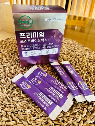 [유산균] 오마이락 프리미엄 포스트바이오틱스 30P — 5점을 준 리뷰어가 2022년 12월 올린 사용 사진