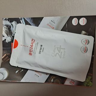 클린24시간 1BOX(5포) + 전용보틀(500ml) — 4점을 준 리뷰어가 2022년 12월 올린 사용 사진