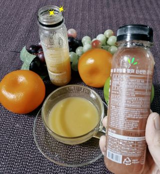 BLENDY'S 핑크 스무디+블론디 스무디 — 5점을 준 리뷰어가 2021년 11월 올린 사용 사진