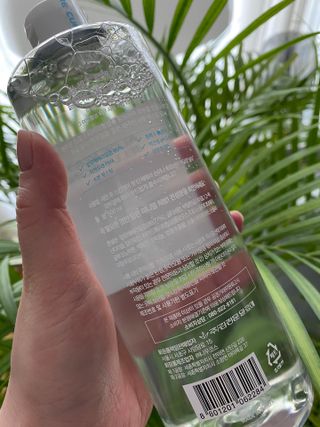 김정문알로에 큐어 큐어 알로에 워터 젤리 토너 500ml — 5점을 준 리뷰어가 2021년 4월 올린 사용 사진