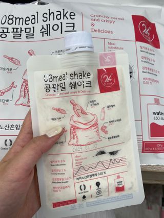 클린24시간 공팔밀쉐이크 1세트 (5개) — 5점을 준 리뷰어가 2022년 8월 올린 사용 사진