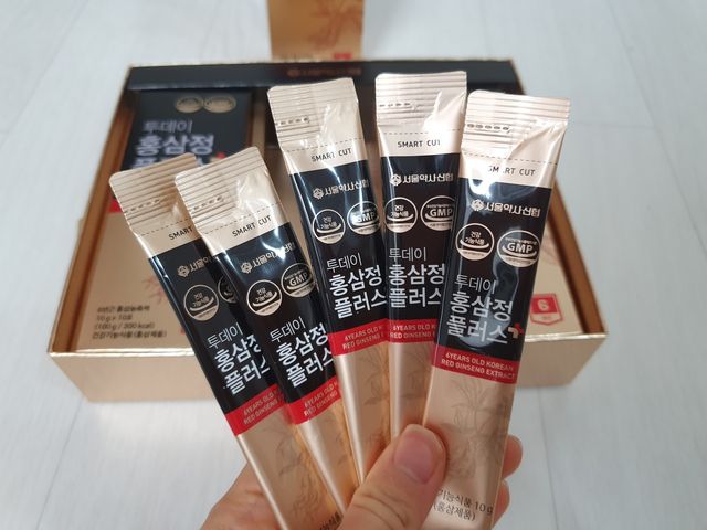 서울약사신협_투데이홍삼정플러스스틱_10g x 30포 리뷰 사진